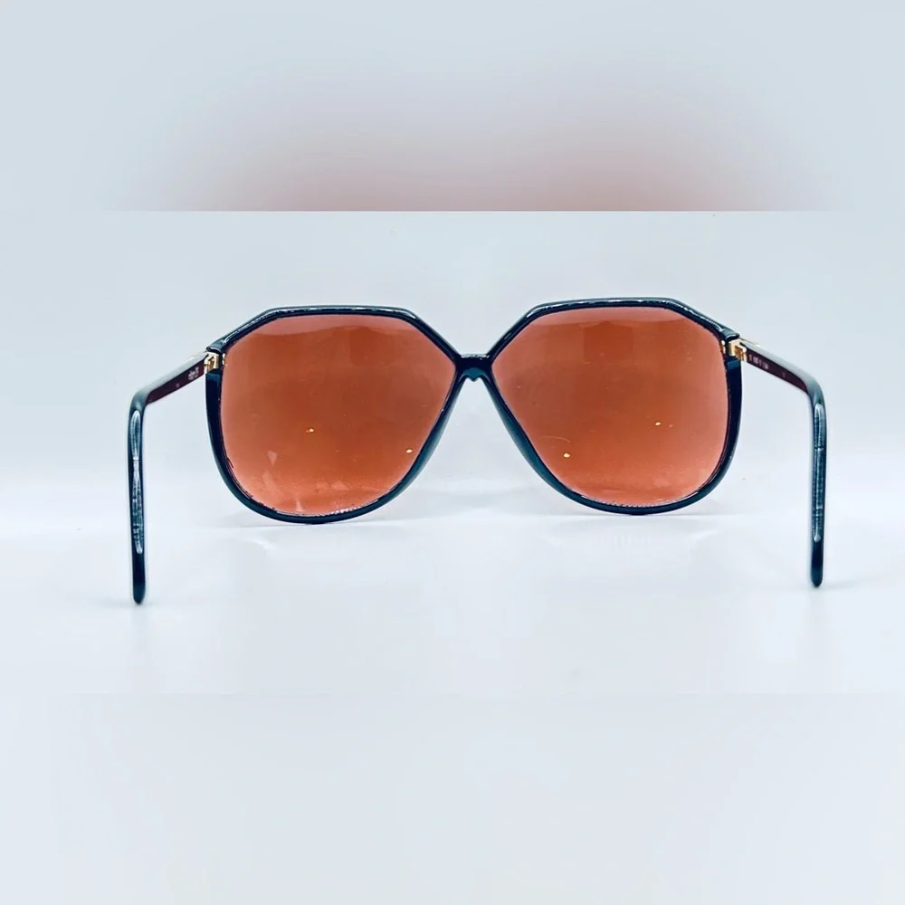 Vintage Silhouette M3033 Black Oval Sunglasses Frames Only